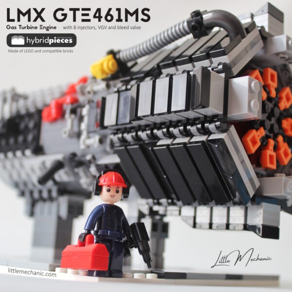 Custom Brick Set - Gas Turbine Engine LMX GTE461MS